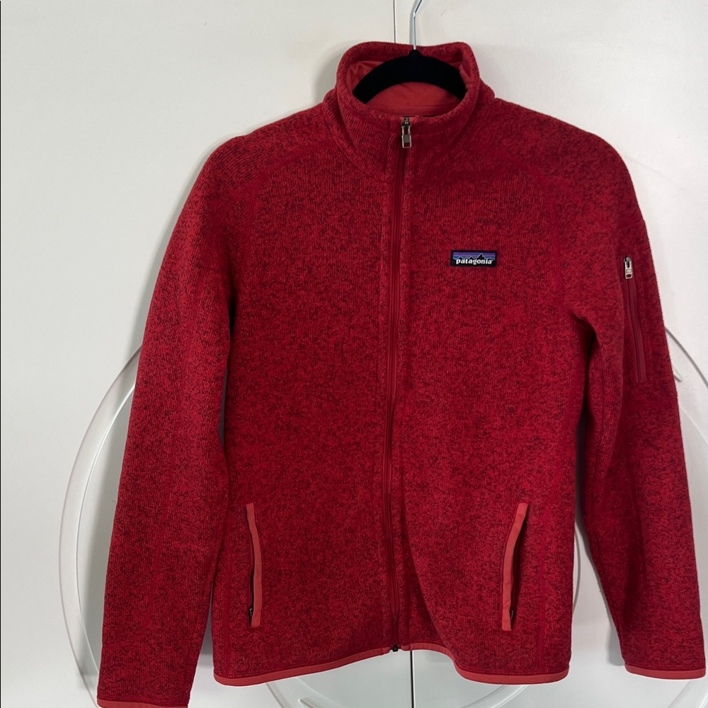 Patagonia Vibrant Red Full-Zip Jacket size S Preowned